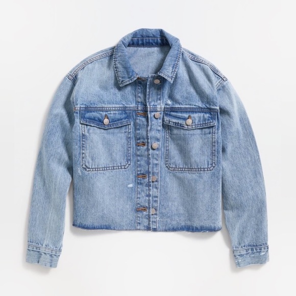 cut off jean jacket